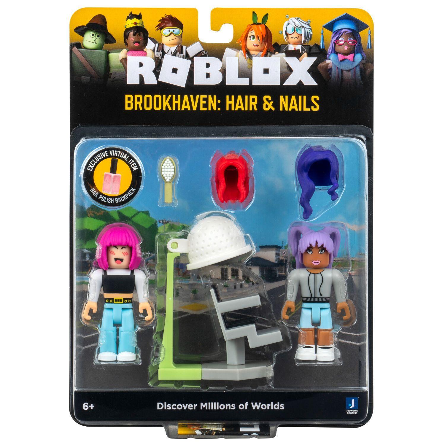 Figura de Accion Roblox BrooKhaven: Hair & Nails-0