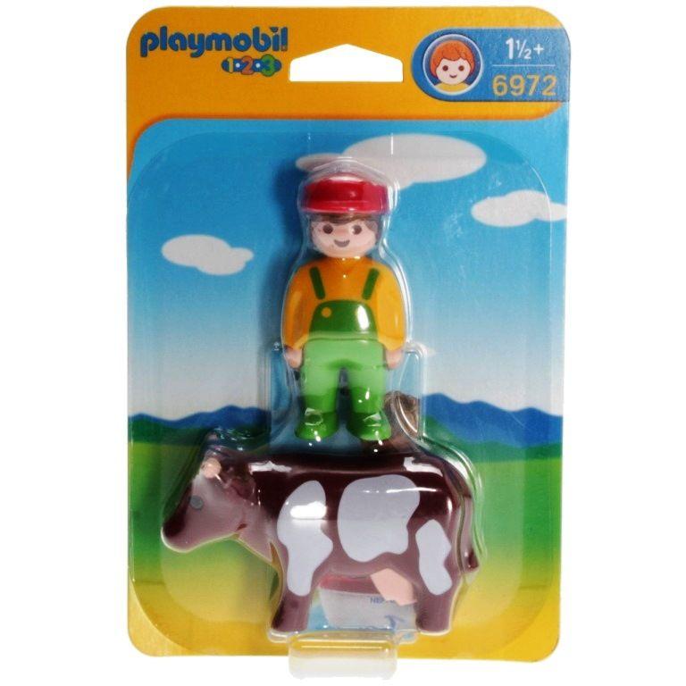 Playmobil Granjero Con Vaca 6972-0