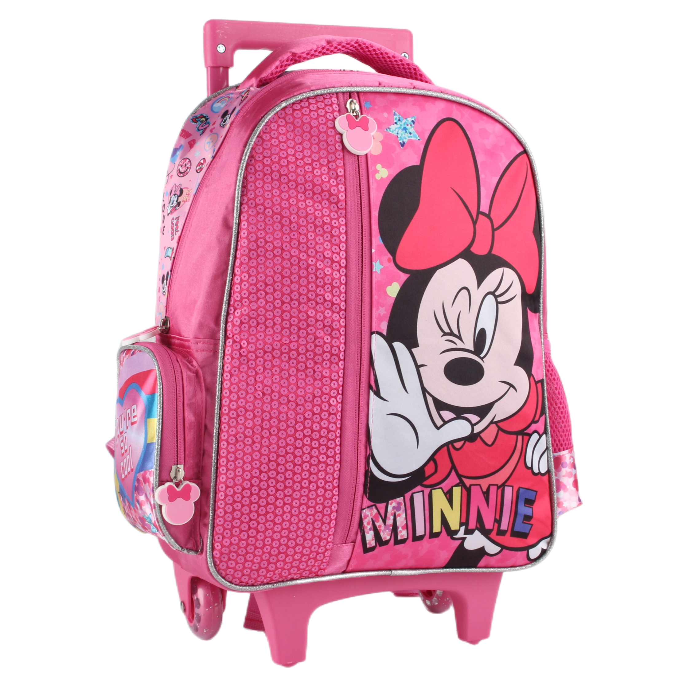 Mochila con Ruedas Lentejuelas Minnie-3