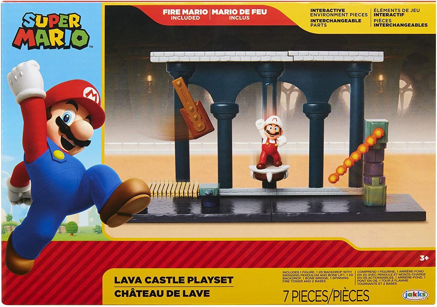 Playset Castillo de Lava Nintendo Super Mario-0
