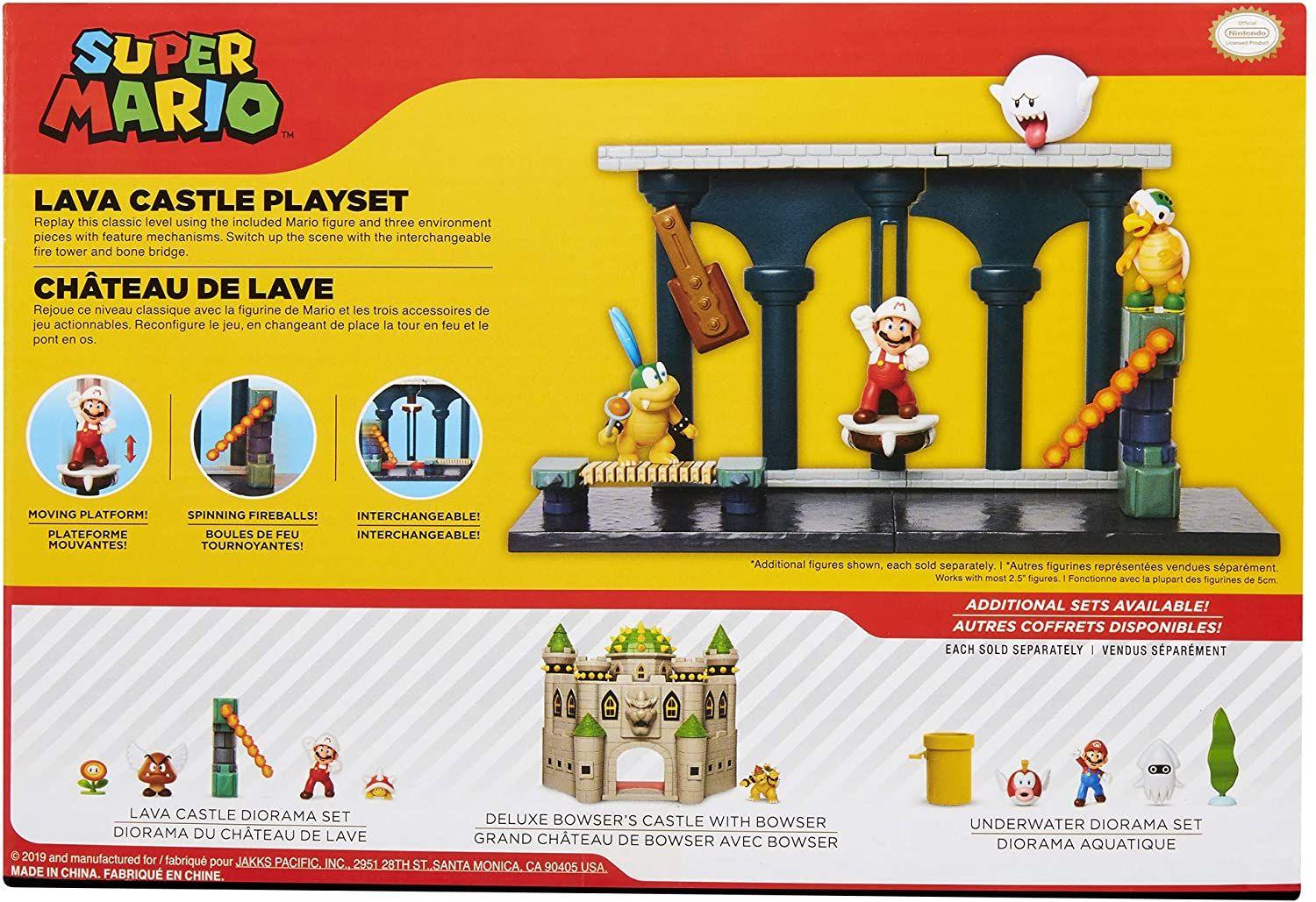 Playset Castillo de Lava Nintendo Super Mario-6