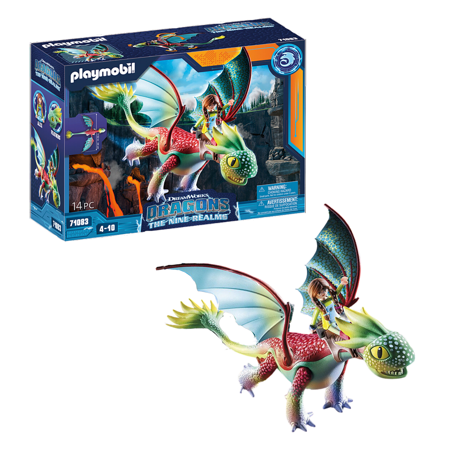 Playmobil Dragons: The Nine Realms Feathers & Alex - 71083-0