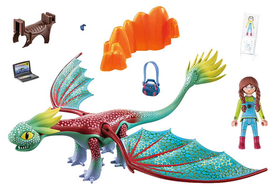 Playmobil Dragons: The Nine Realms Feathers & Alex - 71083-1