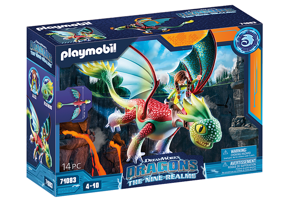 Playmobil Dragons: The Nine Realms Feathers & Alex - 71083-2