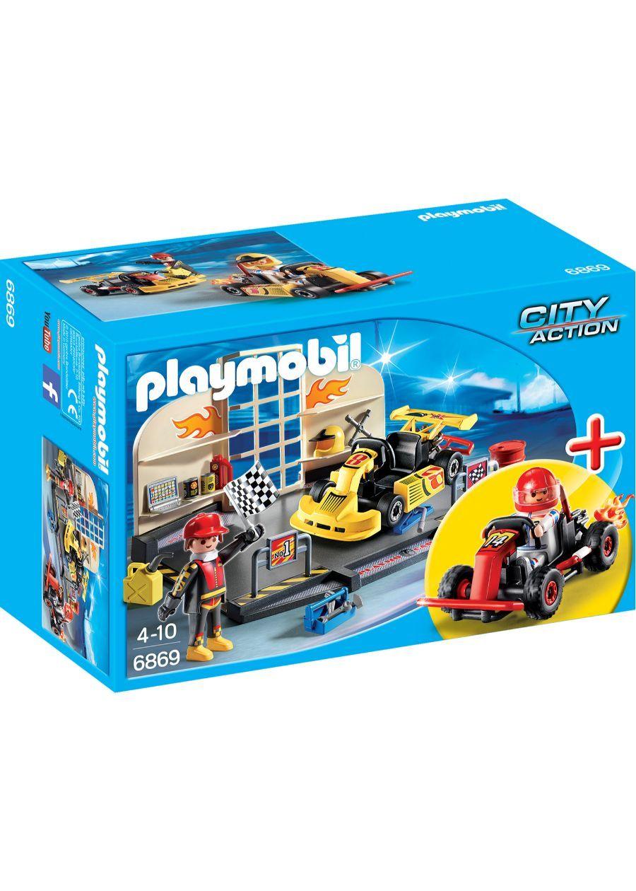 Playmobil Taller De Carros De Carrera 6869-0