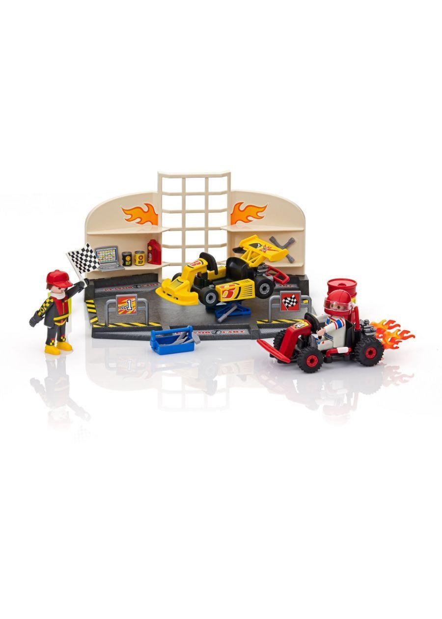 Playmobil Taller De Carros De Carrera 6869-1