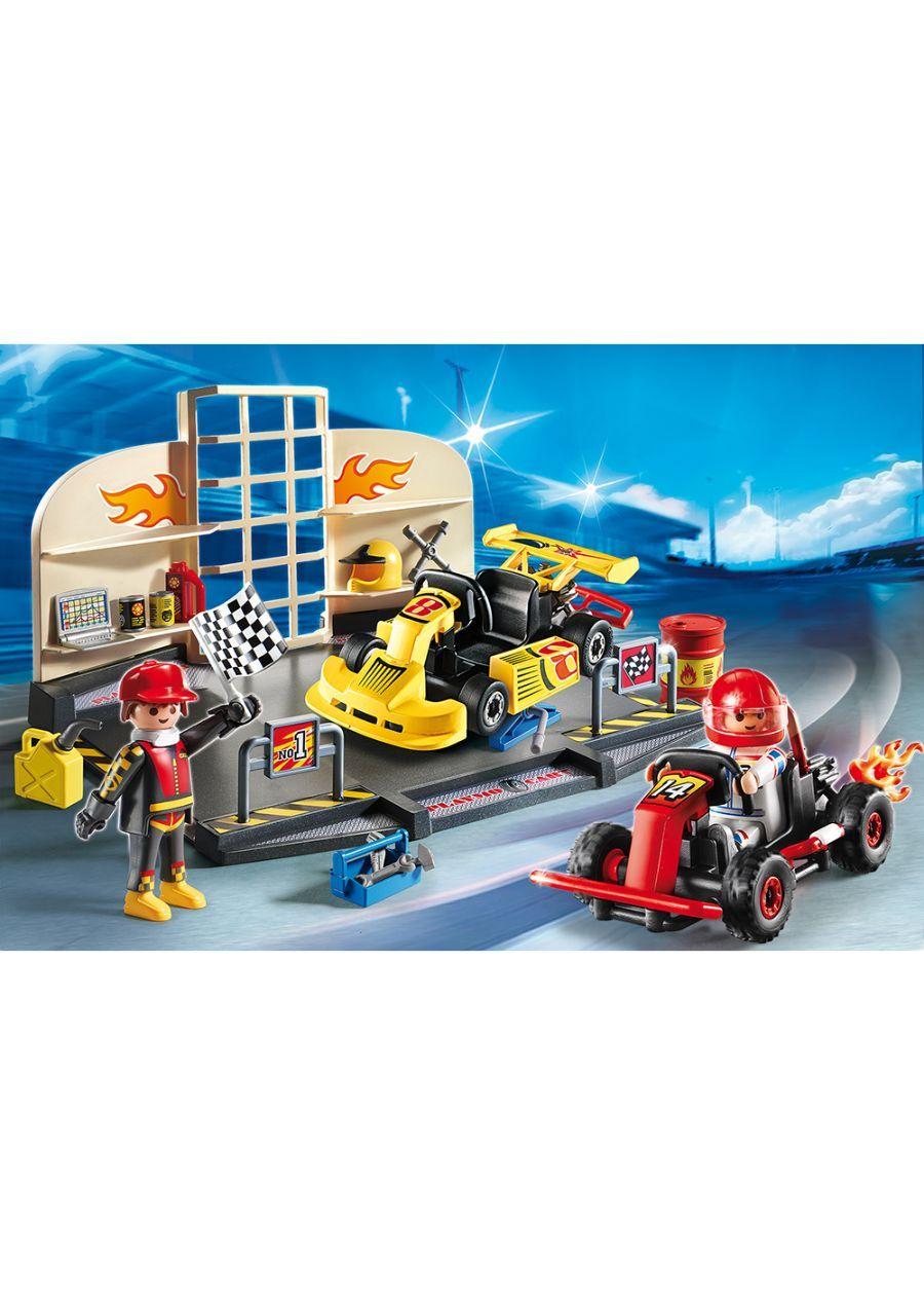 Playmobil Taller De Carros De Carrera 6869-2