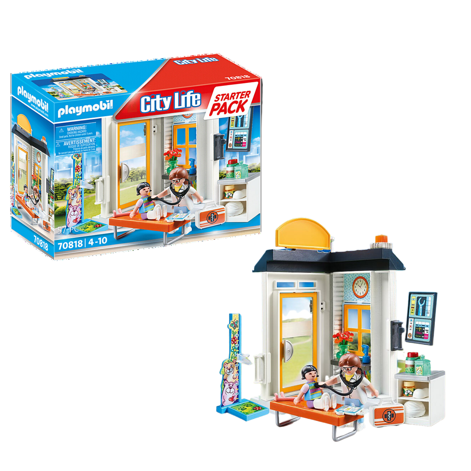 Playmobil Starter Pack City Life Pediatra - 70818-0