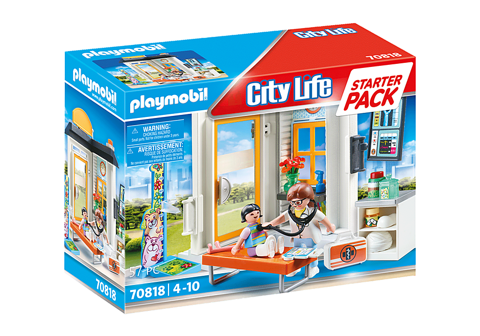 Playmobil Starter Pack City Life Pediatra - 70818-2