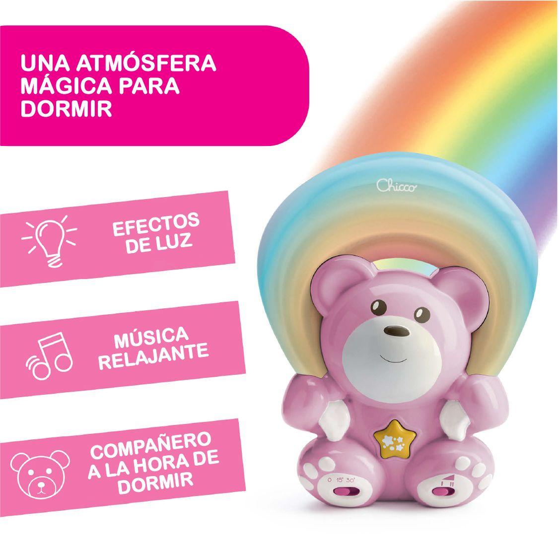 Proyector Osito Arcoiris de Chicco Rosado-5
