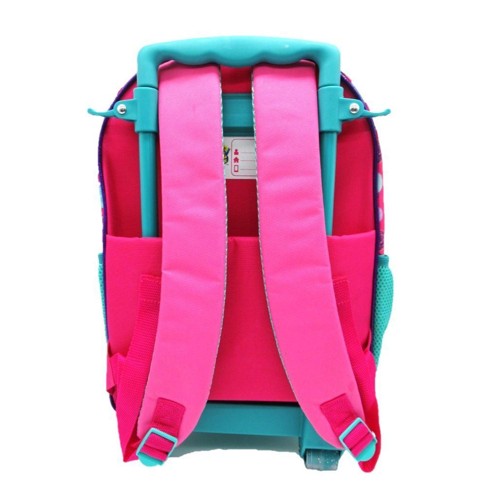 Mochila con ruedas paw patrol Rosada-2