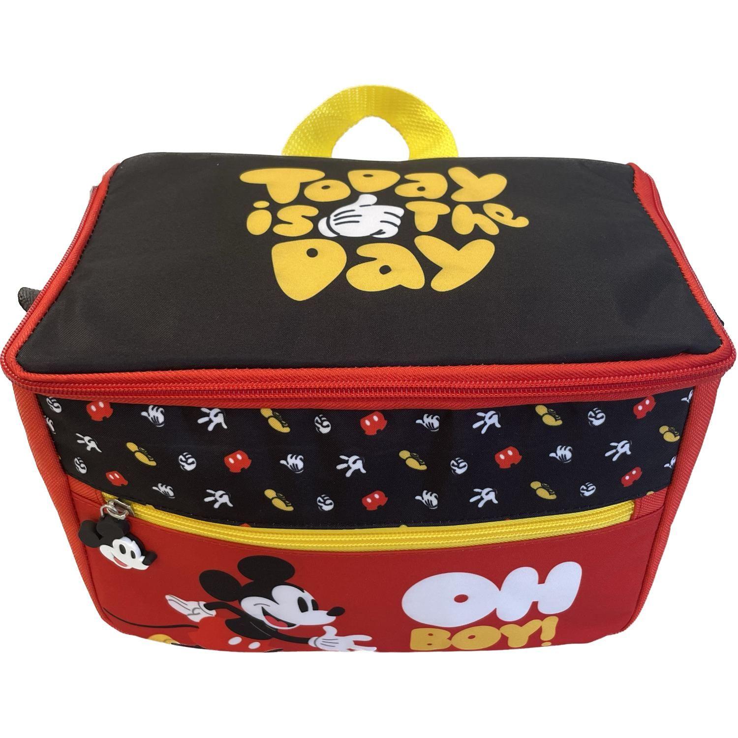 Lonchera Infantil Cuadrada Mickey-0