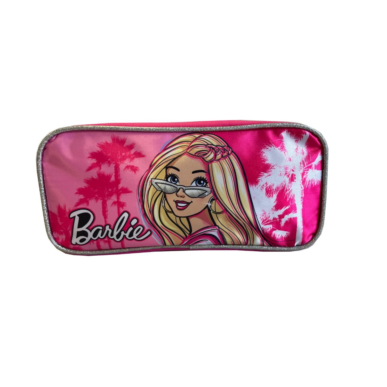 Estuche Satin Doble Cierre Barbie Pink-0