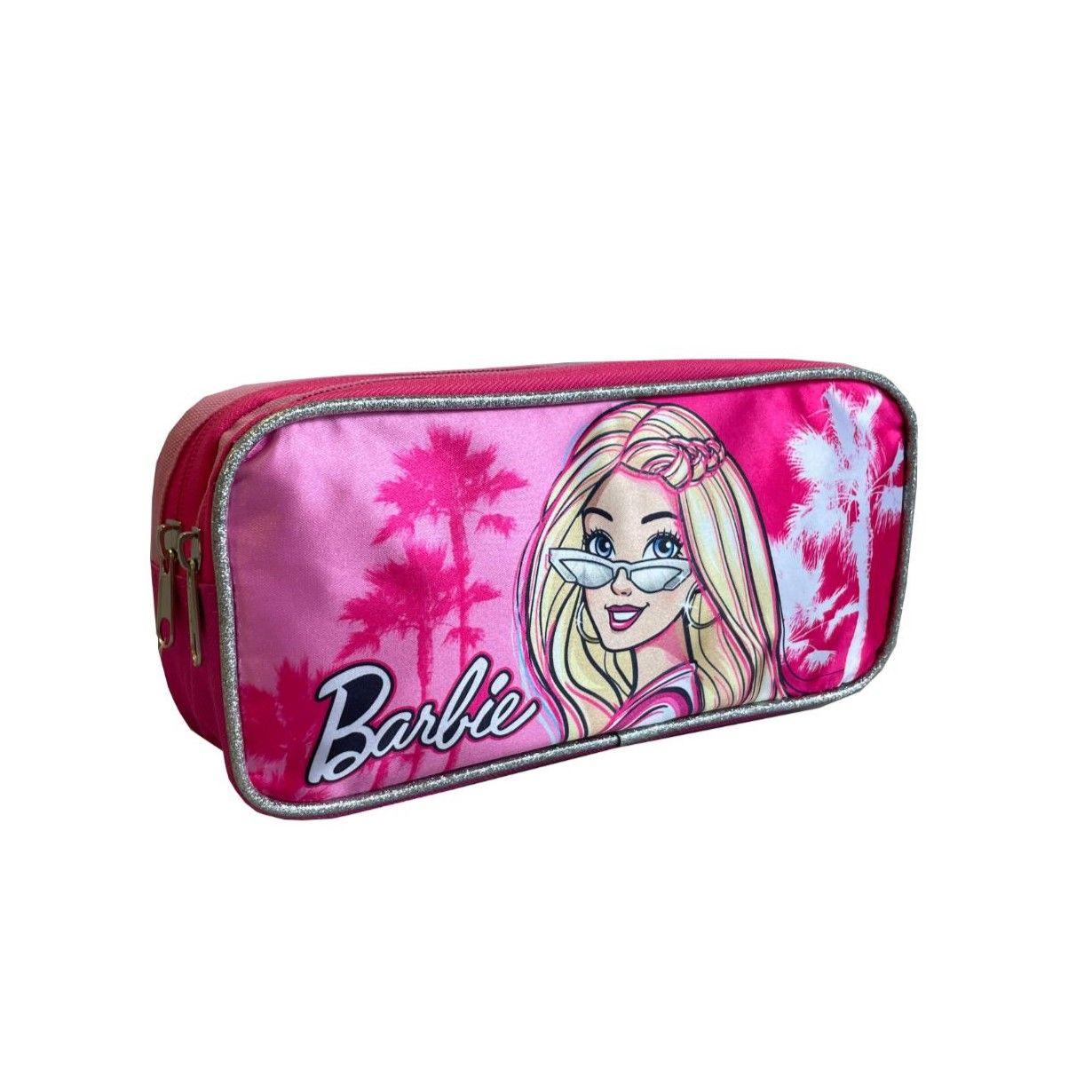 Estuche Satin Doble Cierre Barbie Pink-1