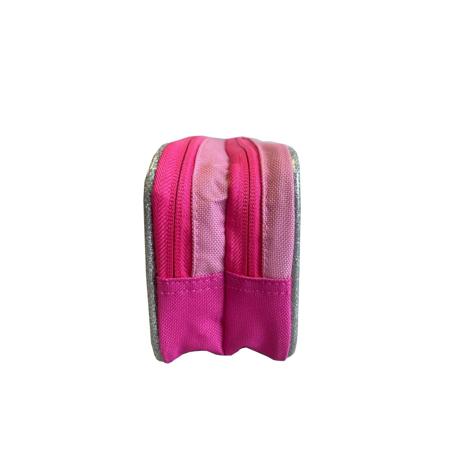 Estuche Satin Doble Cierre Barbie Pink-4