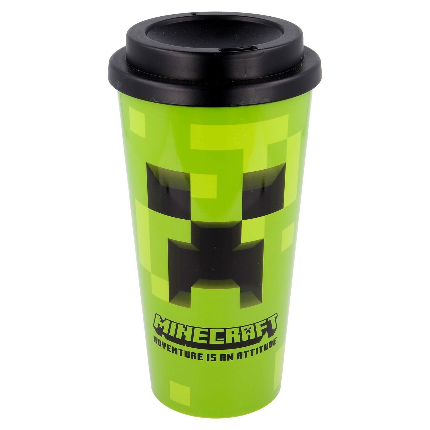 Mug Doble Pared Minecraft 520 Ml-0