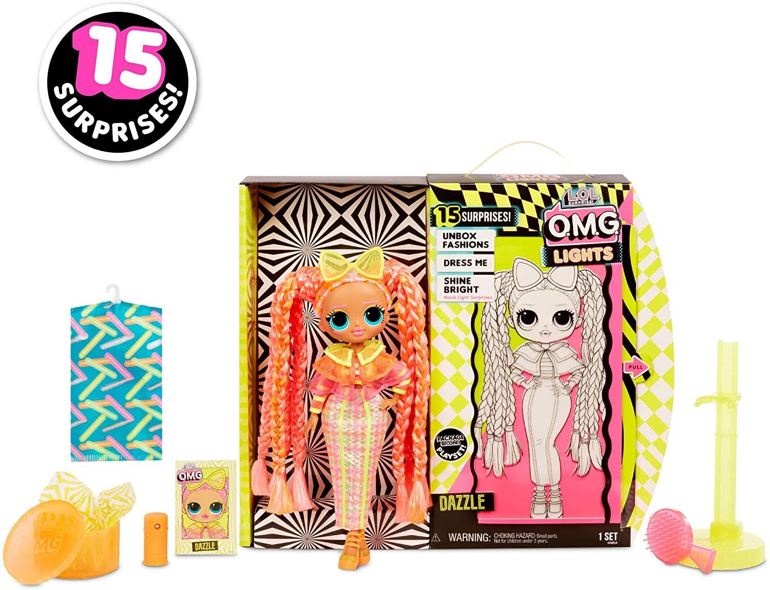 Muñeca Lol Surprise Omg Lights Dazzle Con 15 Sorpresas-1