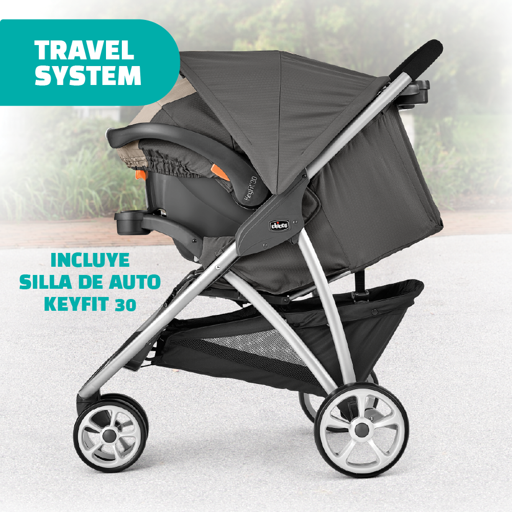 Coche Travel System Chicco Viaro con Huevito Keyfit 30-1