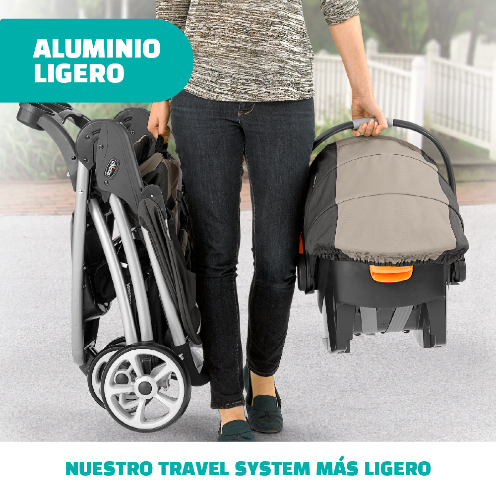 Coche Travel System Chicco Viaro con Huevito Keyfit 30-4