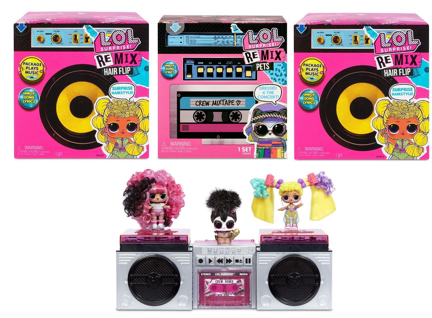 Pack Oferta Lol Remix Hairflip Tots + Pets X 3-0