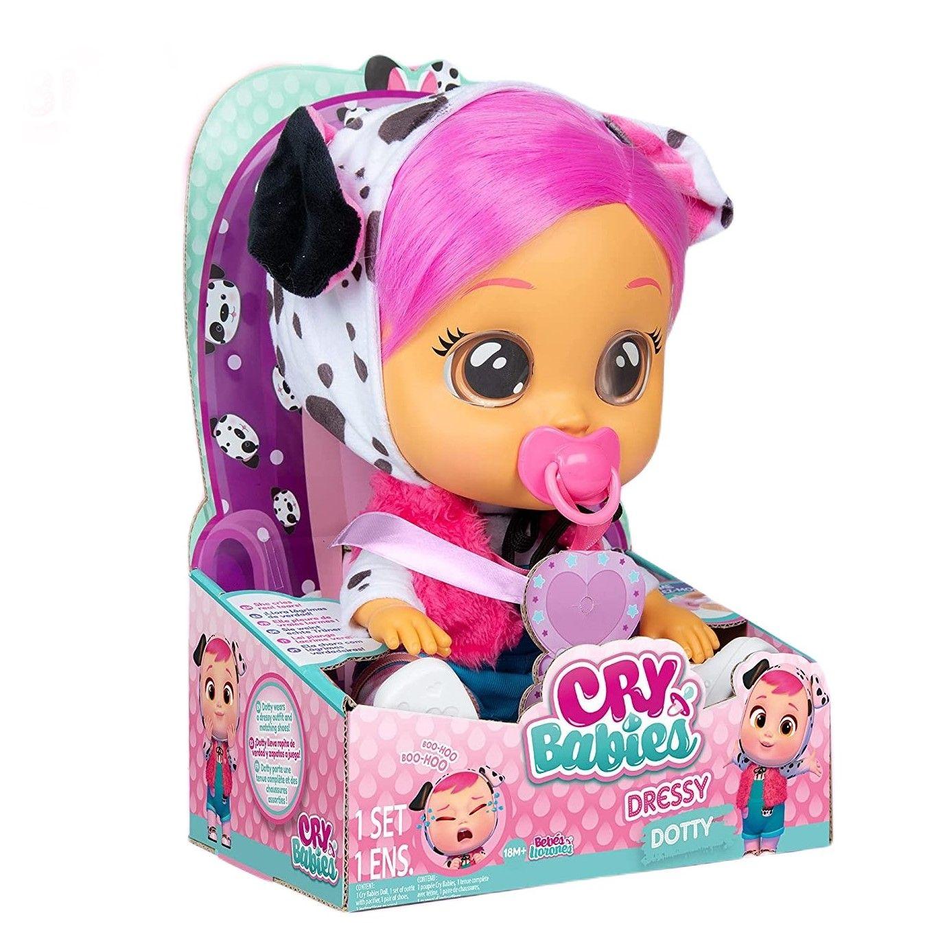 Muñeca Bebes Llorones Dressy Dotty-0