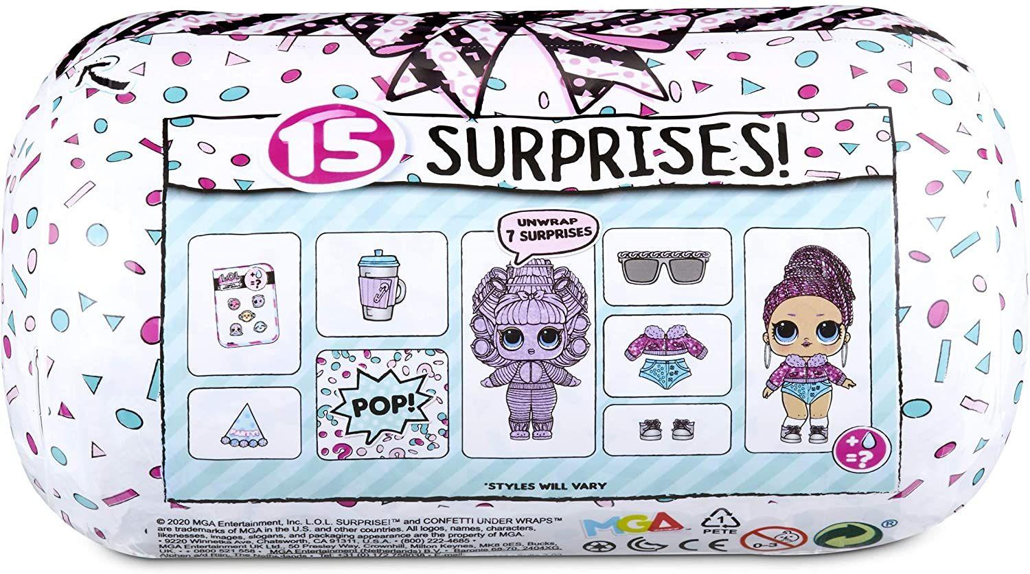 Lol Surprise Confetti Under Wraps Muñeca 15 Sorpresas-3