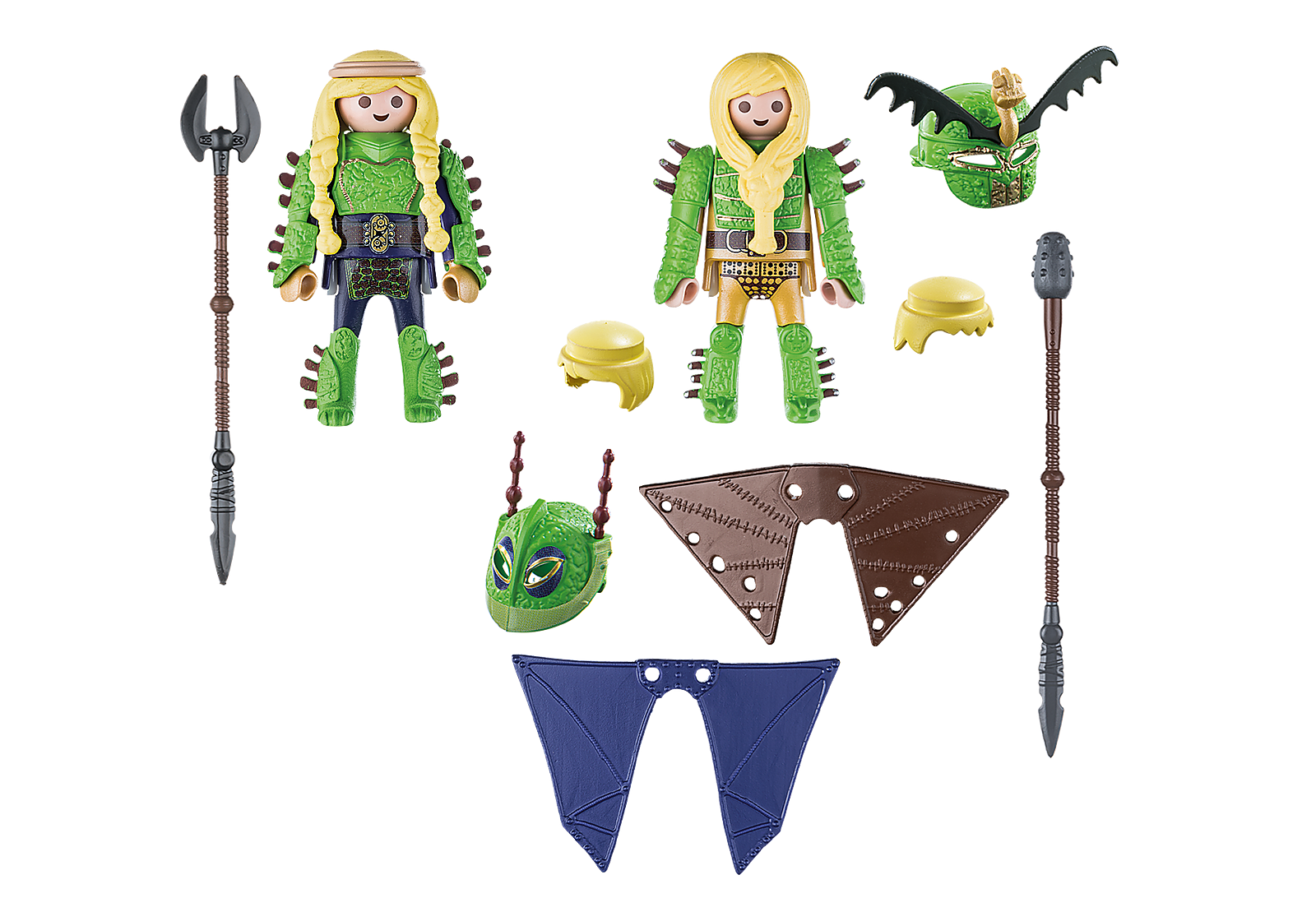 Playmobil Chusco Y Brusca Con Traje Volador 70042-1