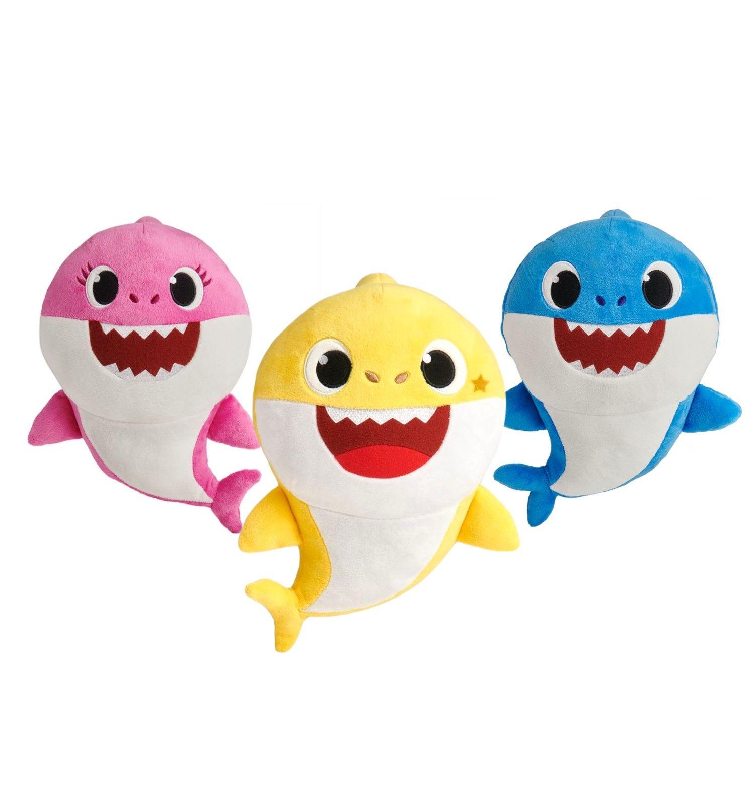 Pack de 3 Peluches Familia Shark-0
