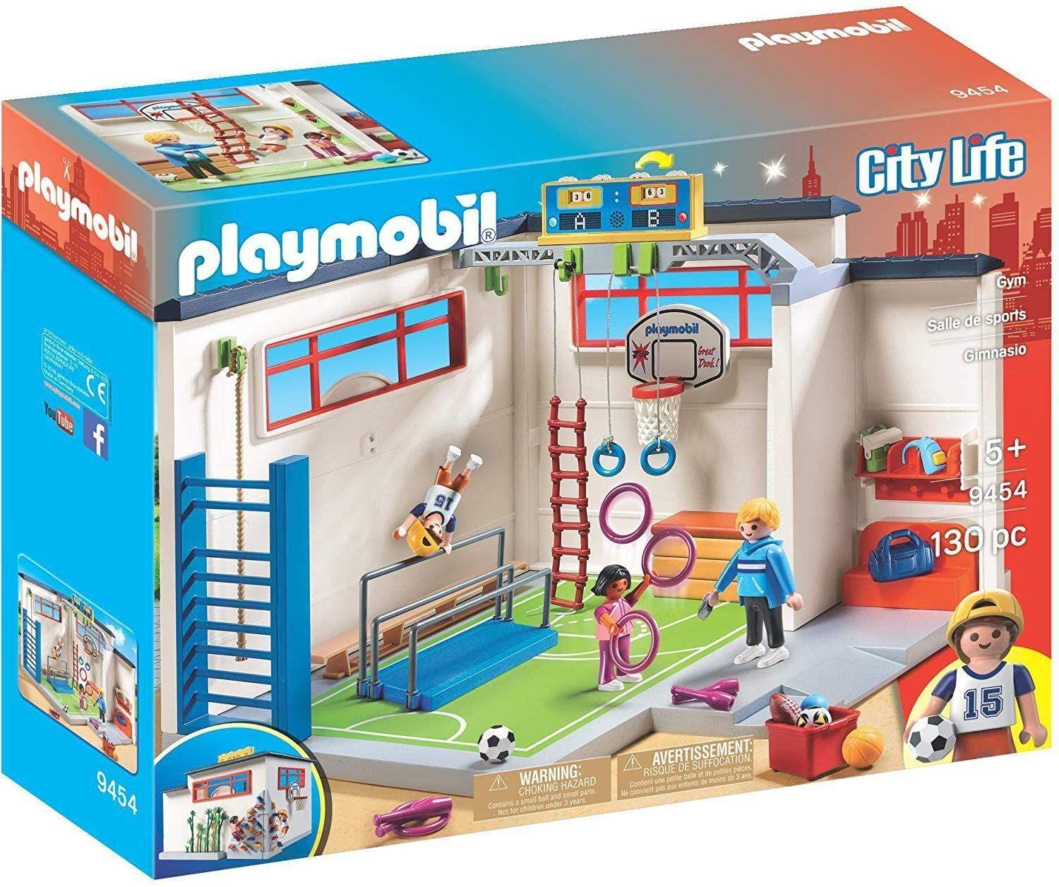 Playmobil Juego De Construcción De Gimnasio 9454-0