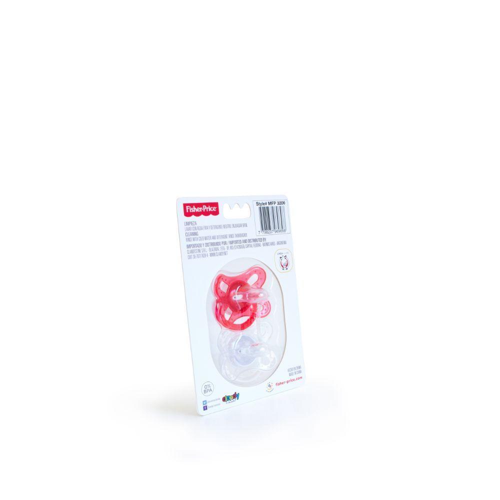 Pack de 2 Chupetes de Entretención Fisher Price 6 a 18 M-2