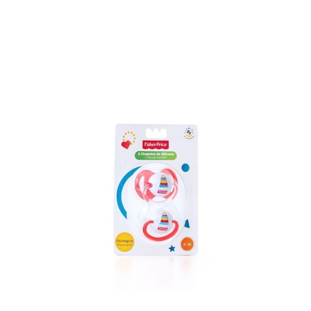Pack de 2 Chupetes de Entretención Fisher Price 6 a 18 M-3