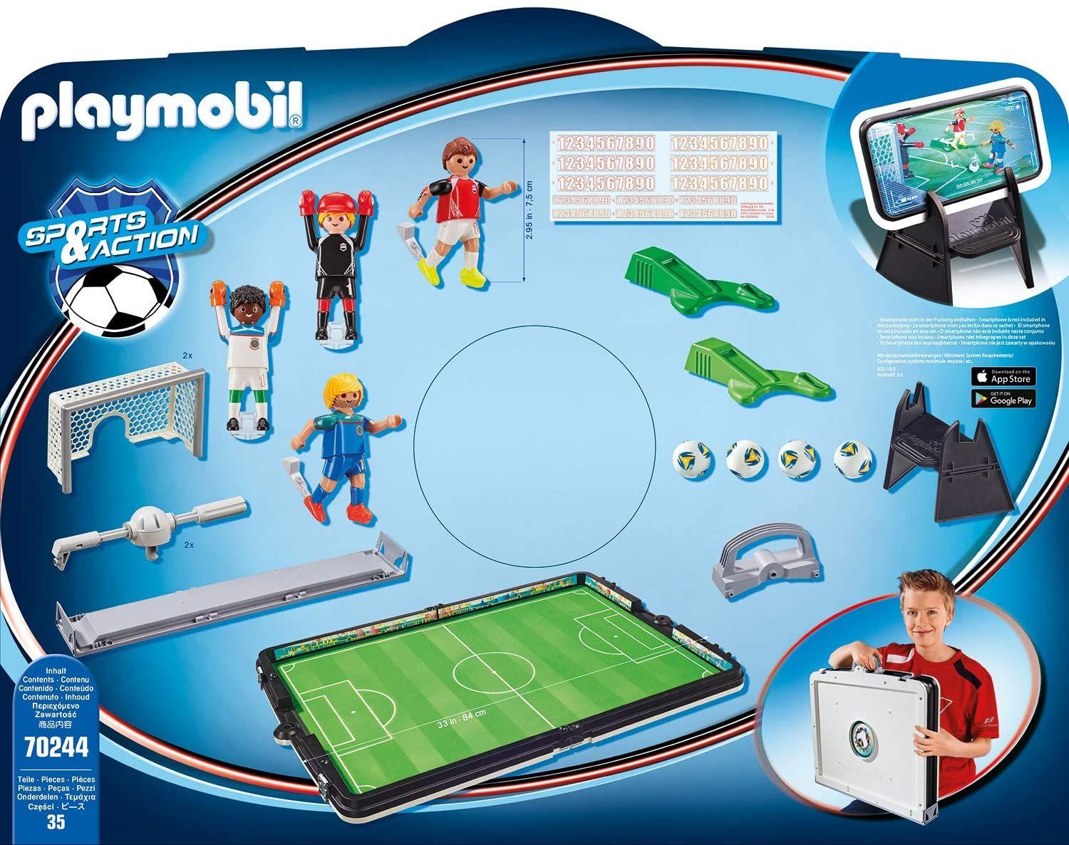 Playmobil Campo De Futbol Maletín 70244-2