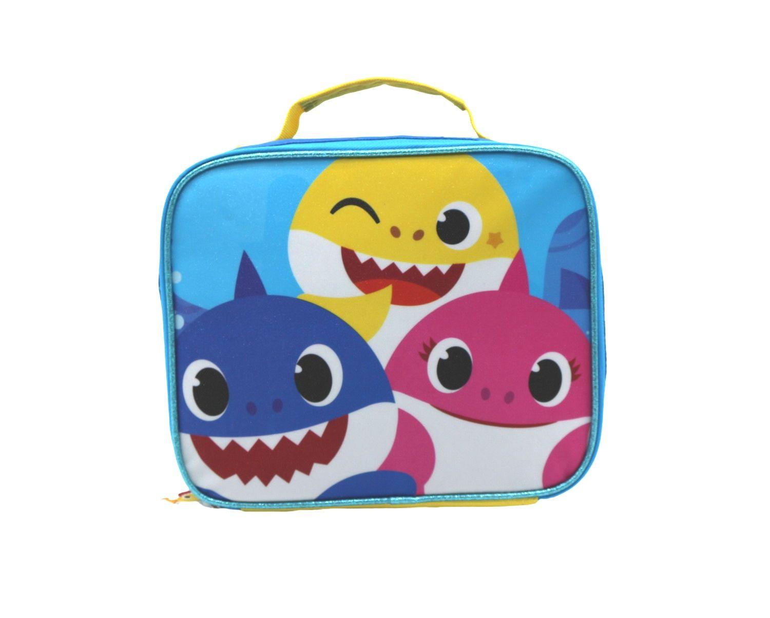 Mochila C/Ruedas + Lonchera Baby Shark-4