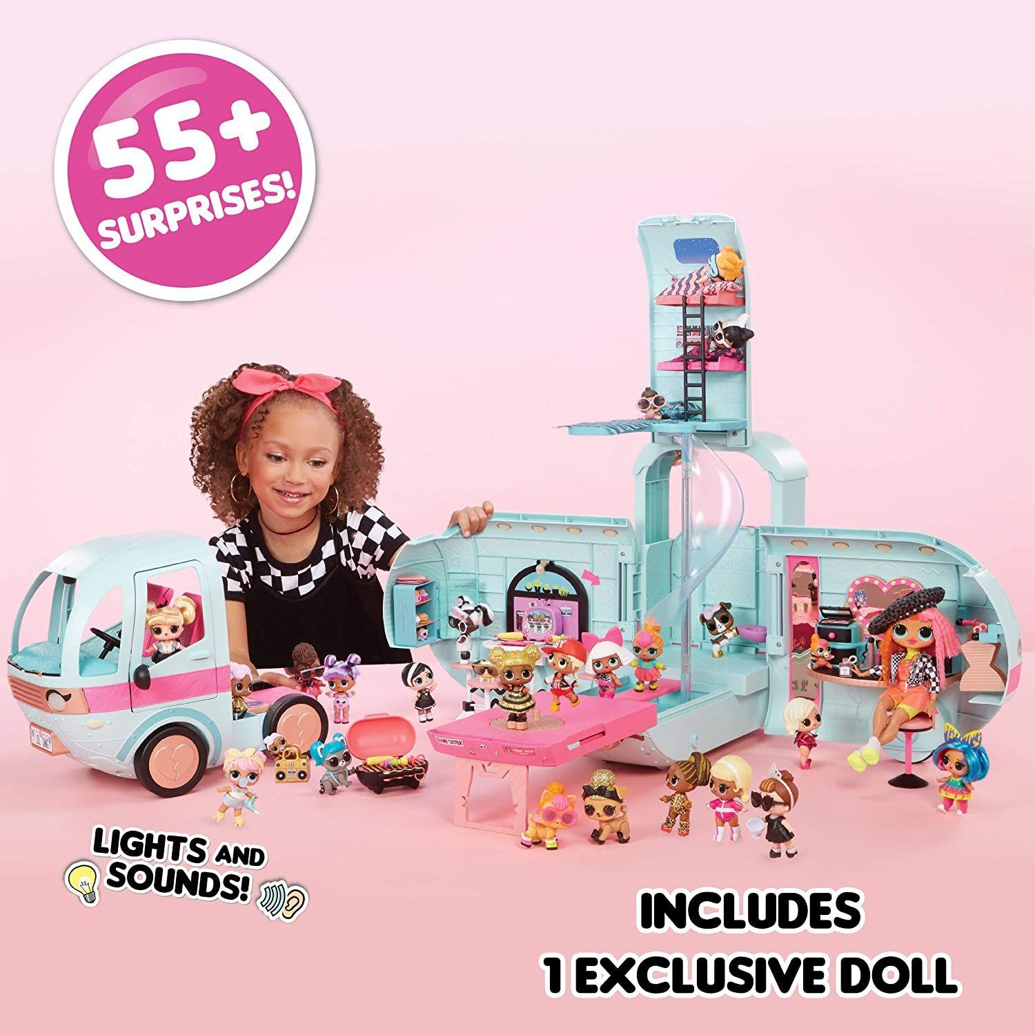 Lol Surprise! 2 En 1 Glamper Fashion Camper + 55 Sorpresas-1