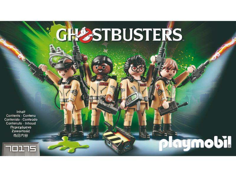 Playmobil Set Ghostbusters 4 Figuras Coleccionistas 70175-3