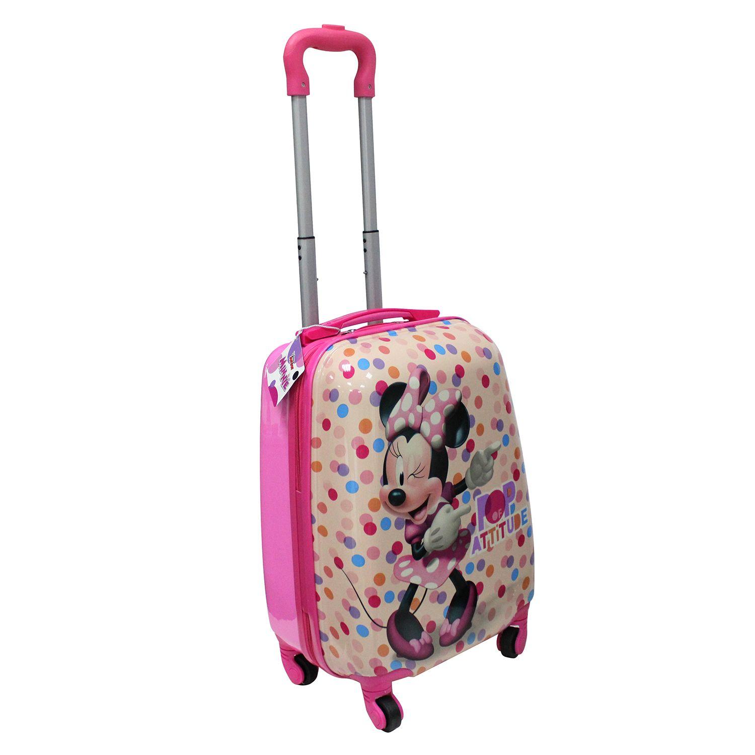 Maleta Infantil 4 Ruedas Minnie 16''-1