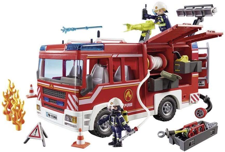 Playmobil Camión De Bomberos Luces Y Sonido 9464-2