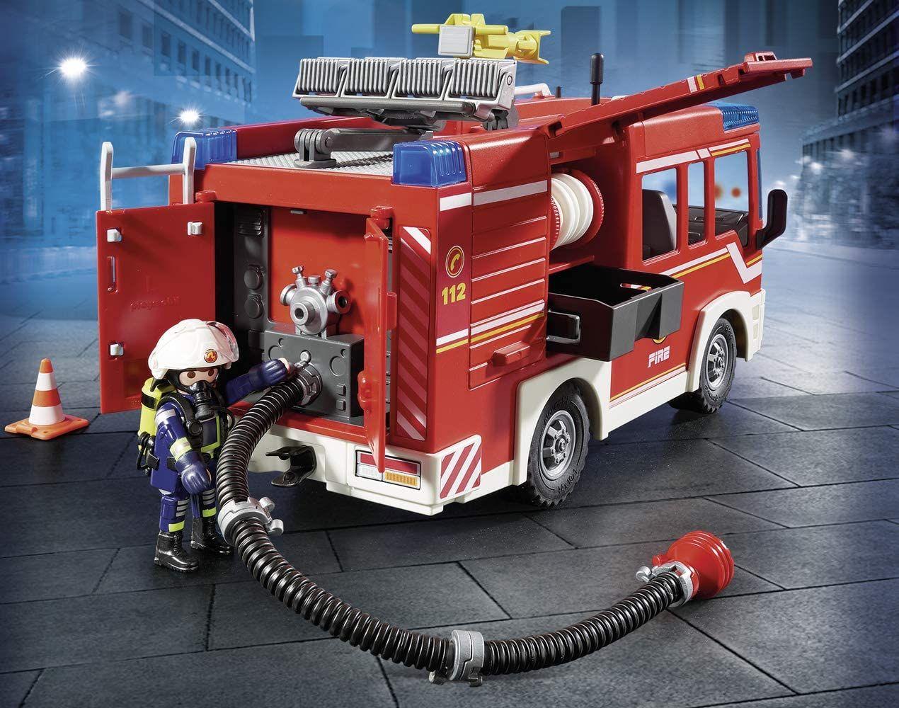 Playmobil Camión De Bomberos Luces Y Sonido 9464-5