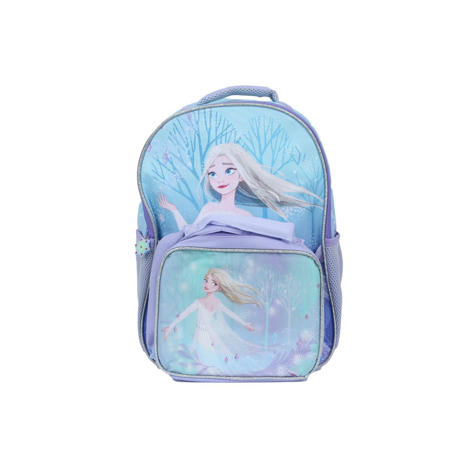 Mochila con lonchera infantil frozen-0