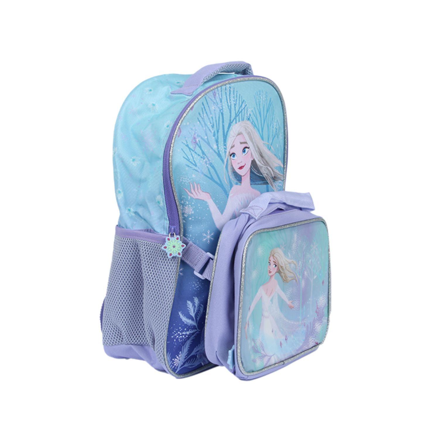Mochila con lonchera infantil frozen-1