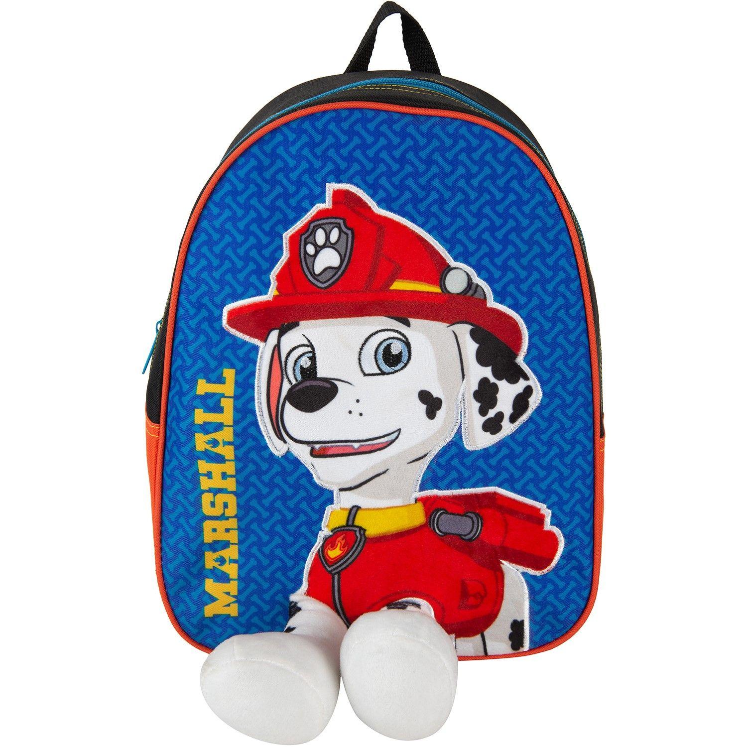 Mochila Con Patitas Paw Patrol Marshall-0