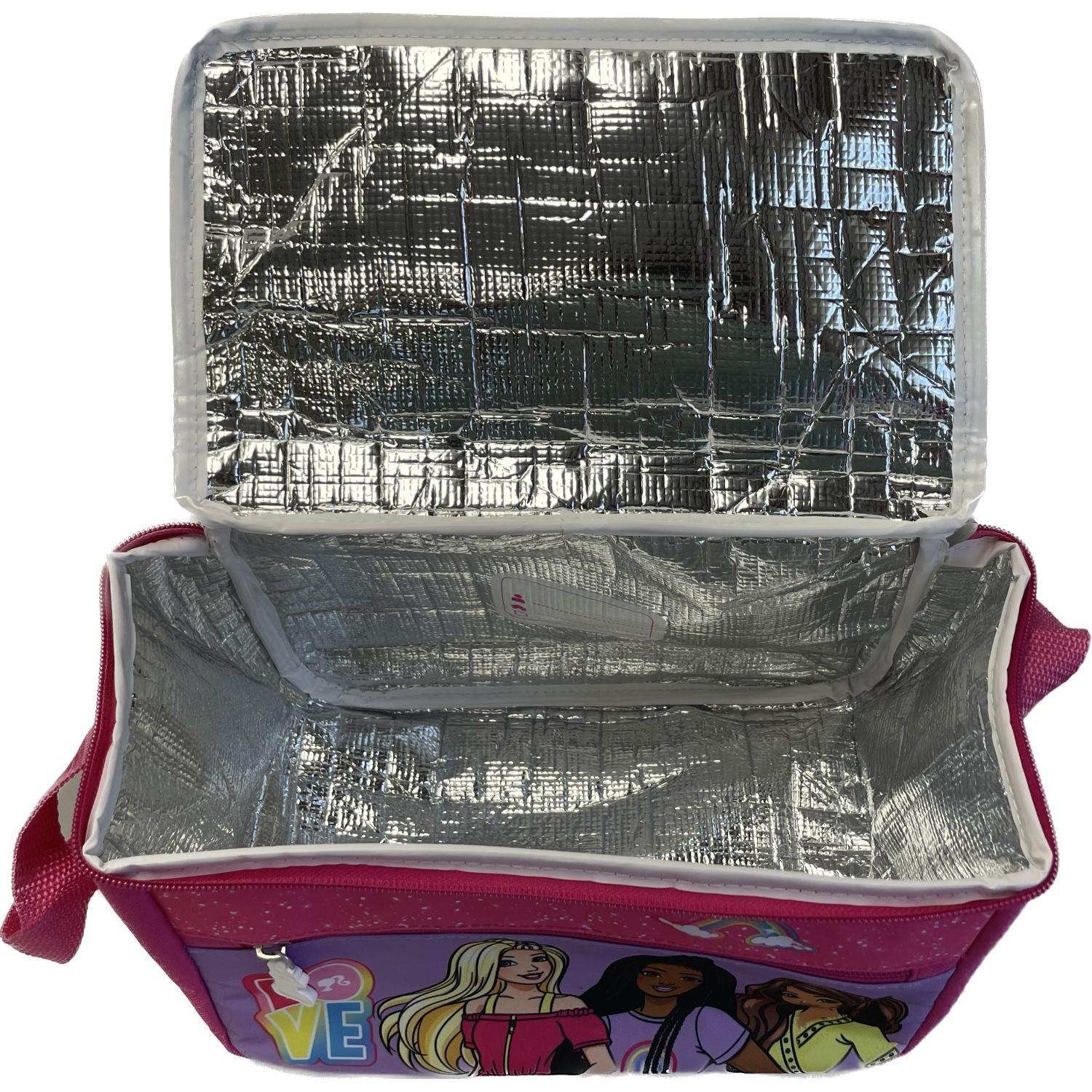 Lonchera Infantil Cuadrada Barbie-3