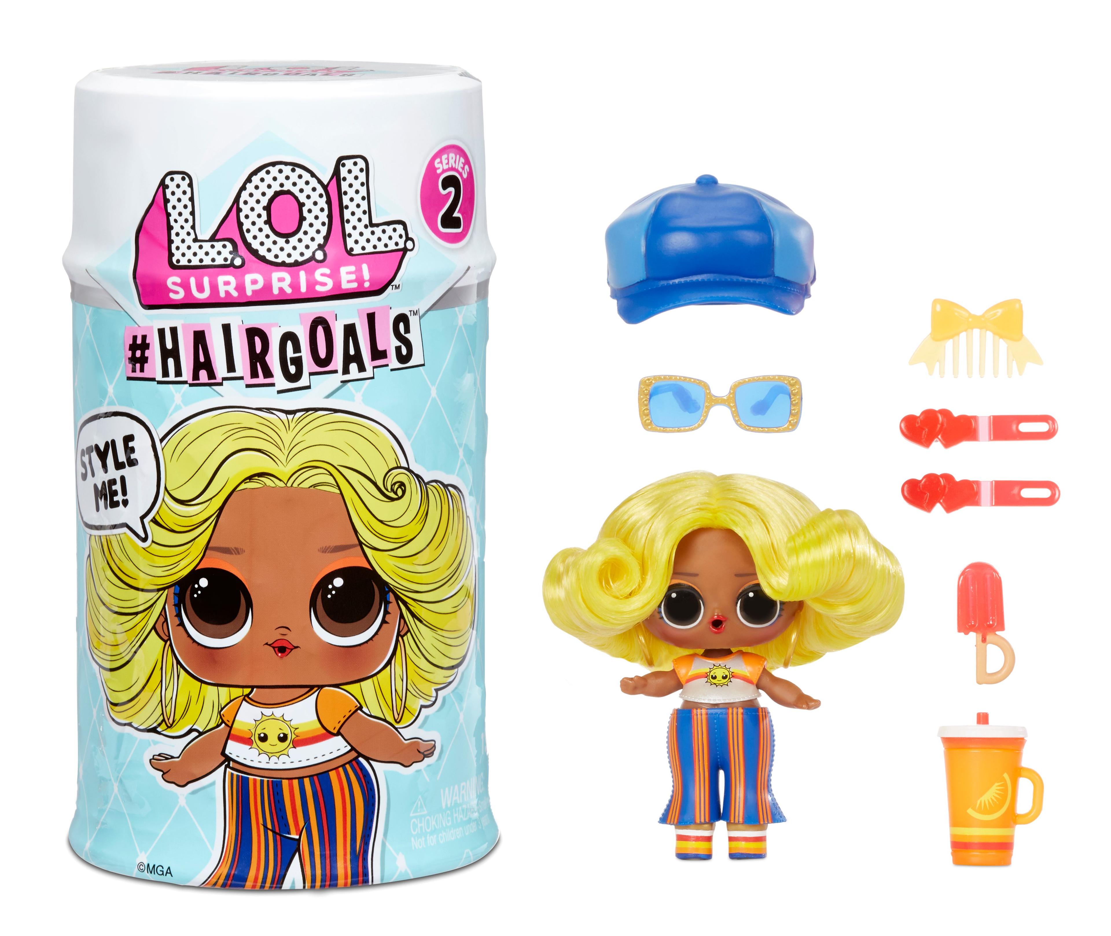 Muñeca Lol Hairgoals Series 2 Con Pelo Real Y 15 Sorpresas-0