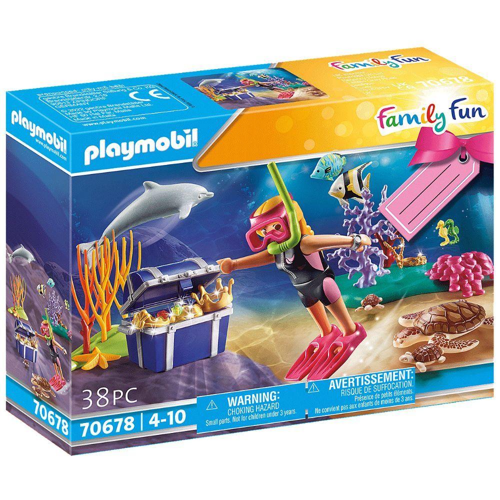 Playmobil Set de Regalo Buceadora en Busca del Tesoro 70678-0
