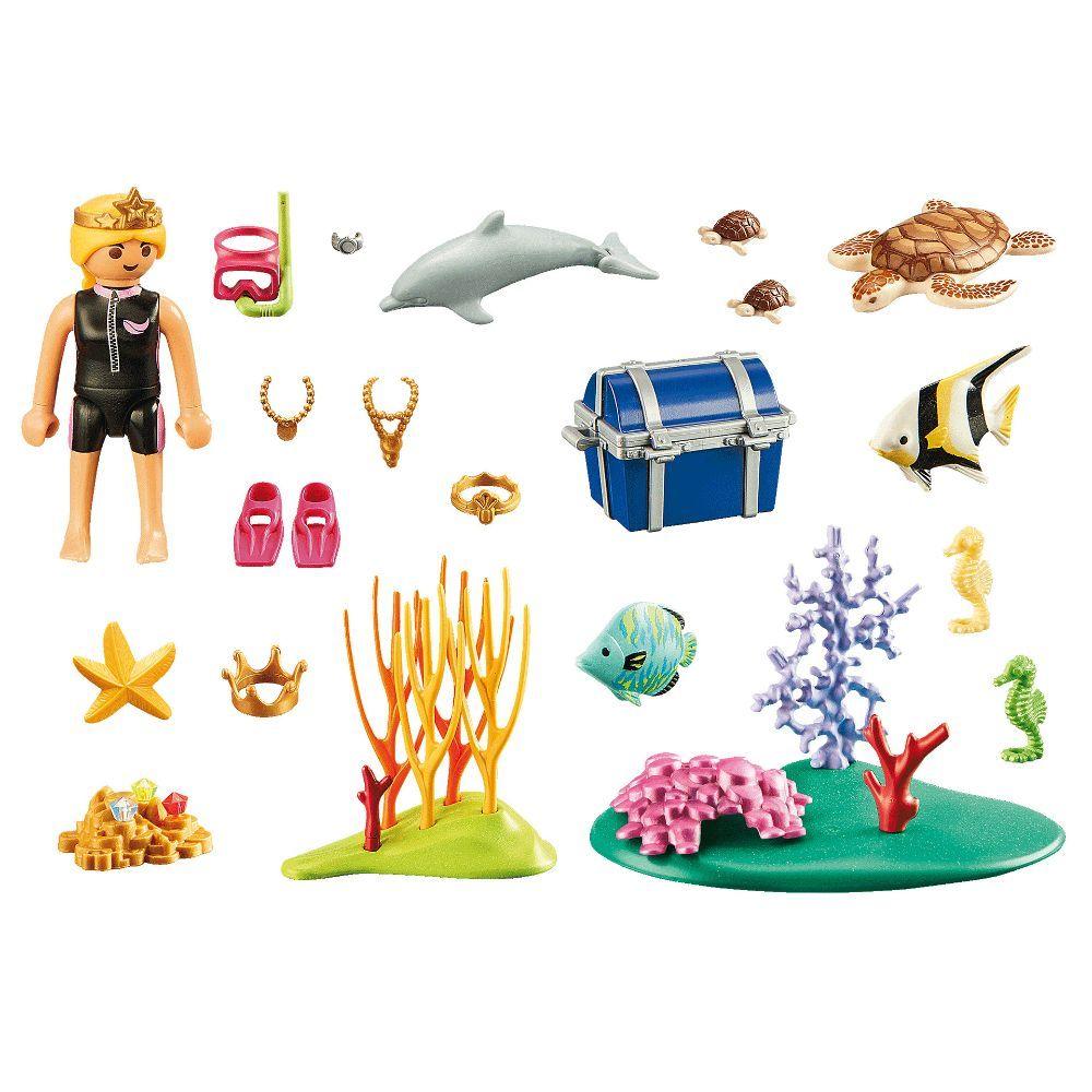 Playmobil Set de Regalo Buceadora en Busca del Tesoro 70678-2