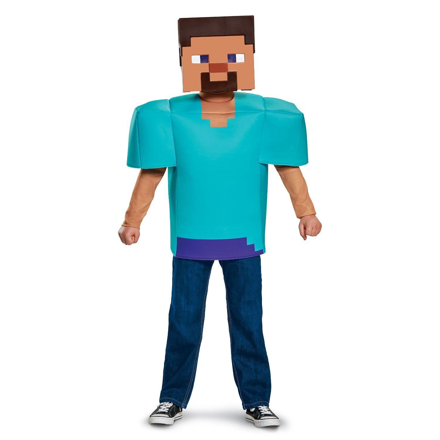 Disfraz de Steve Deluxe Minecraft-1