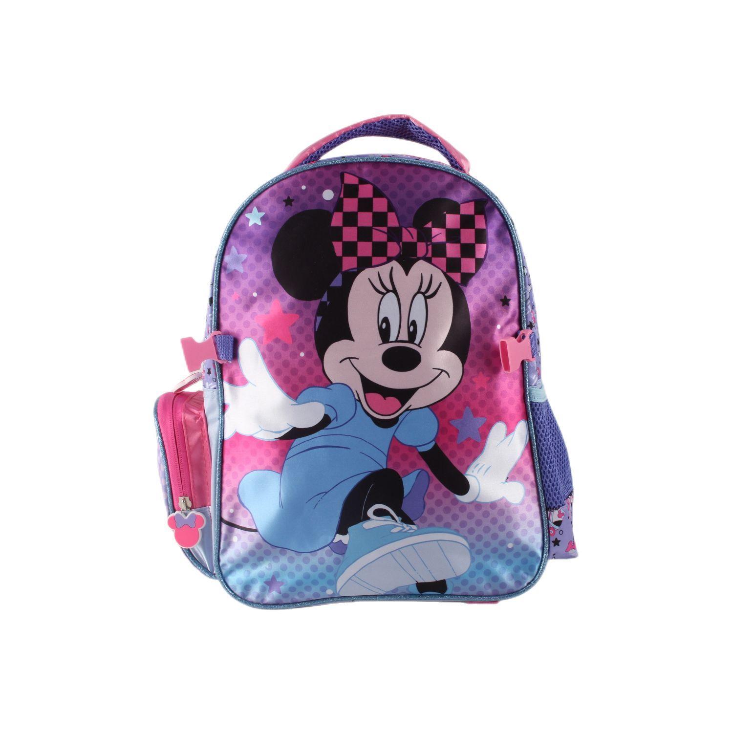 Set Mochila de Satin con Lonchera Minnie 14"-1