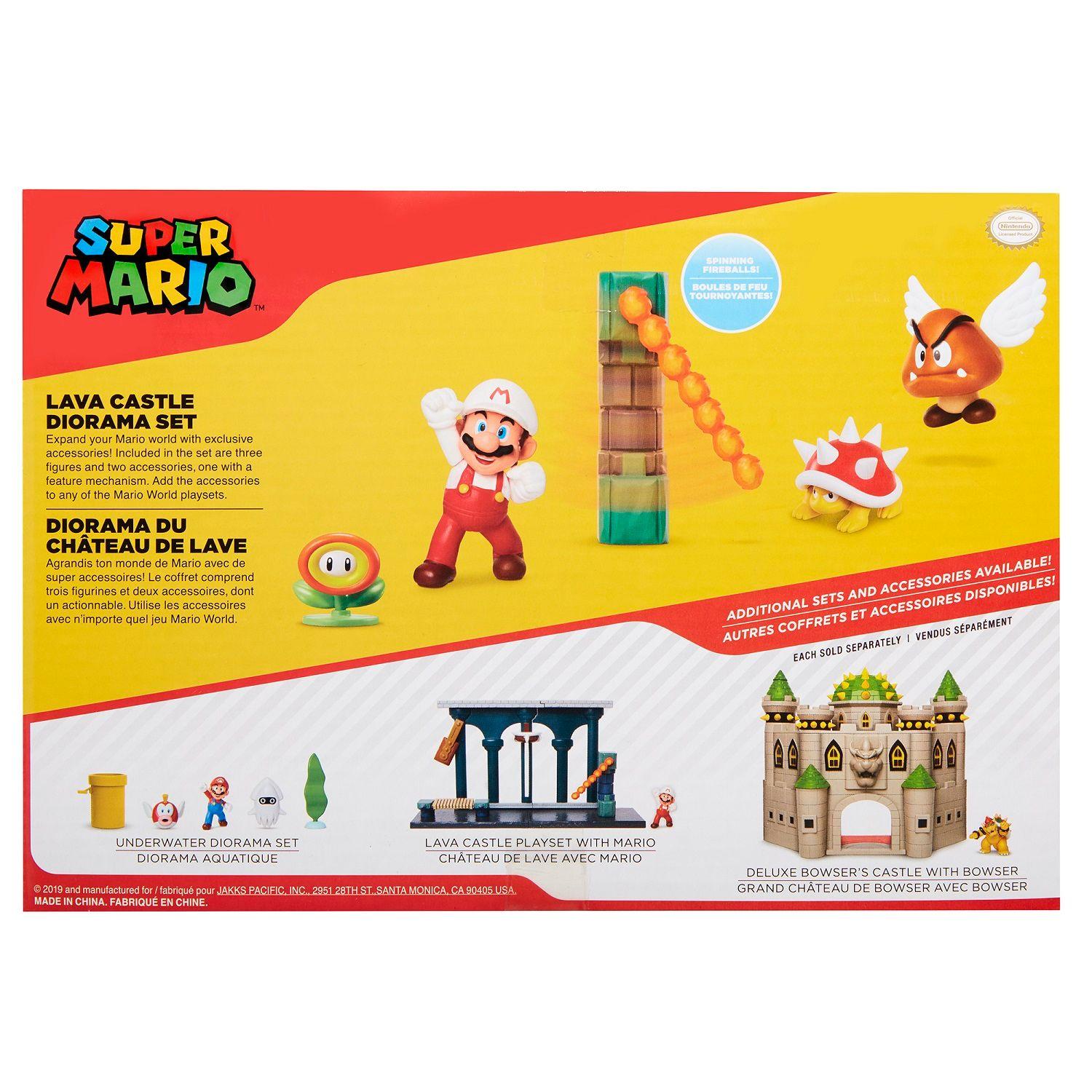Set Diorama Castillo de Lava Nintendo Super Mario-4