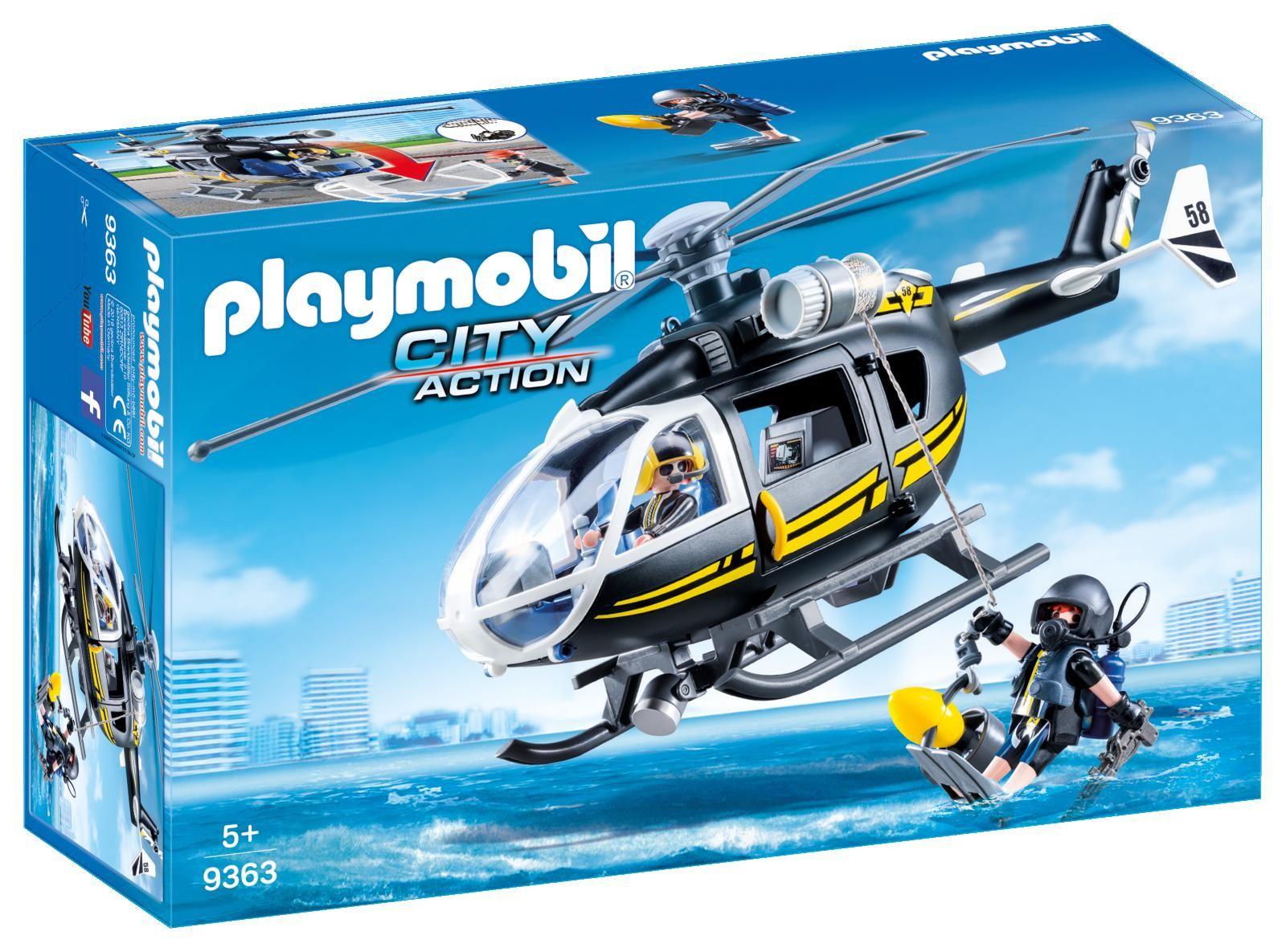 Playmobil Helicoptero De Las Fuerzas Especiales 9363-0