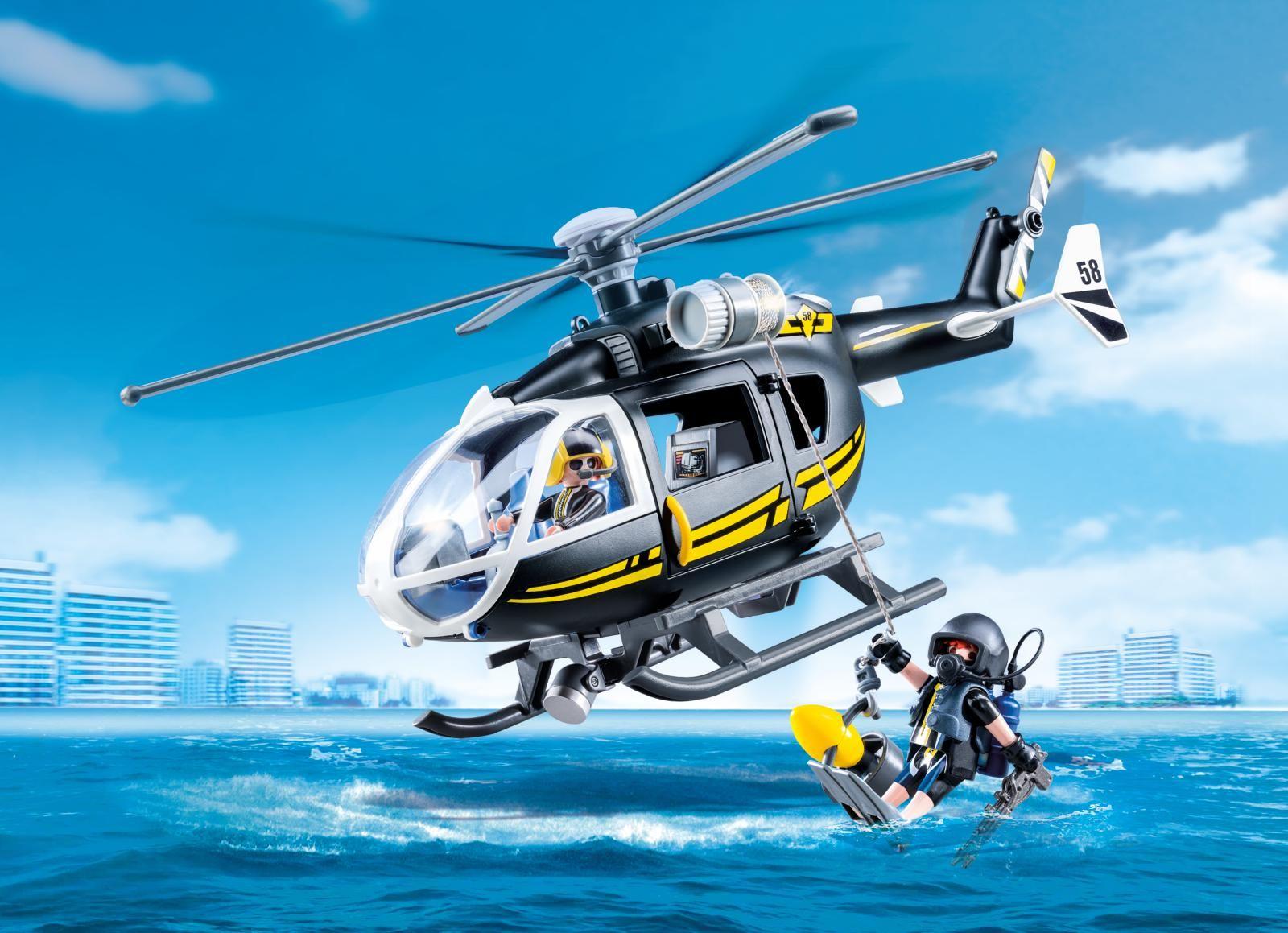 Playmobil Helicoptero De Las Fuerzas Especiales 9363-1